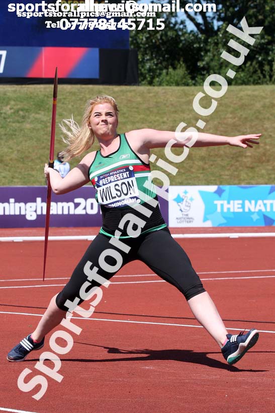 Womens javelin, World Championship Team Trials, Alexander Stadium, Birmingham